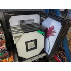 12 New framed wall decor