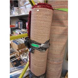 Used burgundy shag carpet