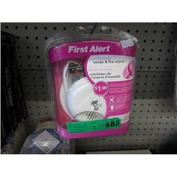 3 New First Alert smoke & fire alarm