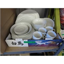 8 Piece ironstone dishware set