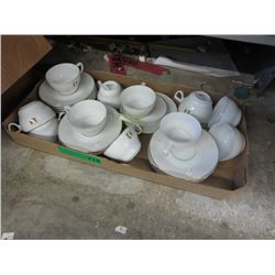 12 CP Air teacups with 1 saucer