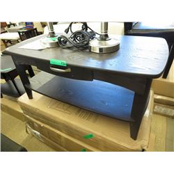 NEW - Wood coffee table w/drawer - Espresso finish