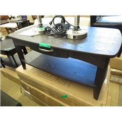 NEW - Wood coffee table w/drawer - Espresso finish