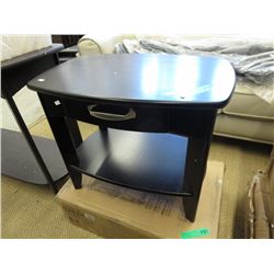 NEW - Wood end table w/drawer - Espresso finish