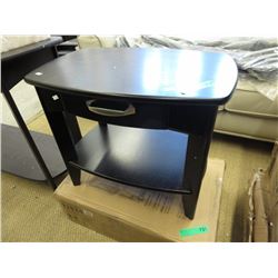 NEW - Wood end table w/drawer - Espresso finish