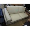 Image 1 : Beige Leather Sectional End Piece