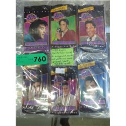 1992 Elvis Collector cards - 6 unopened packs