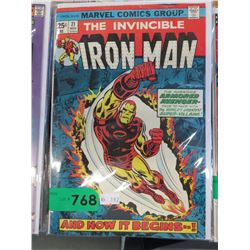 17 Collector comics w/ "1974 Iron Man"
