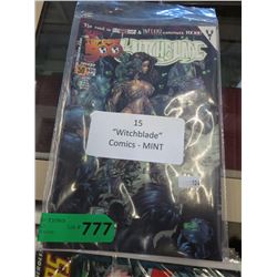 15 "Witchblade" comic books