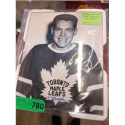 Autographed Howie Meeker photograph
