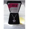 Image 2 : Diamond & Amethyst pendant - Star shaped