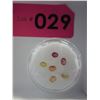 Image 1 : Gem jar: 6 Oval Cut Multi-Colour Sapphires