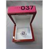 Image 2 : Sterling Silver Cushion cut Amethyst Princess ring