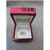 Image 2 : Sterling Silver & Black Diamond wave design ring