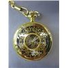 Image 1 : New Skeleton mechanical 2 sided pocket watch