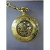 Image 2 : New Skeleton mechanical 2 sided pocket watch