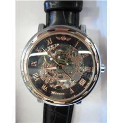 New Breitling style wind up 2 sided skeleton watch