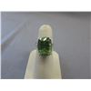 Image 1 : Sterling Silver laser cut gemstone ring