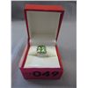 Image 2 : Sterling Silver laser cut gemstone ring