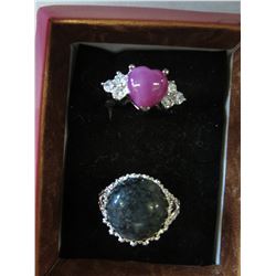 2 Sterling Silver Estate rings