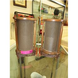 Pair of vintage Electrohome wood speakers