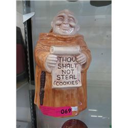 Vintage Treasure Craft cookie jar - Monk