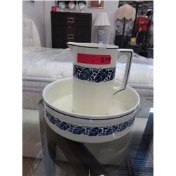 English Victorian Jug & Basin set
