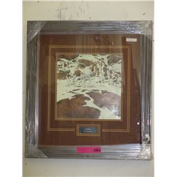 Framed Bev Doolittle print: "Pintos"