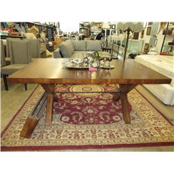 NEW - Dining Table with 2 Leaves