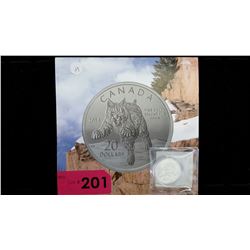 2014 Canada Silver $20.00 coin