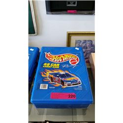 Hot Wheels carry case with cars