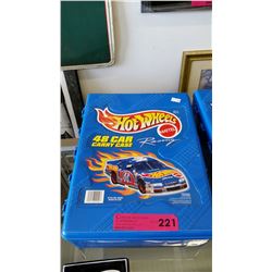 Hot Wheels carry case with cars