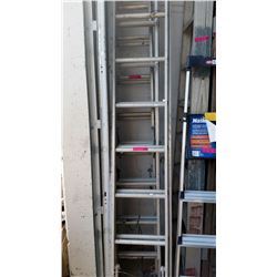 18' Aluminum extension ladder