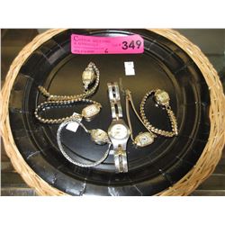 5 Vintage ladies watches plus Roots watch