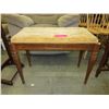Image 1 : Used vanity stool with upholstered top