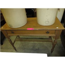 Wood hall table - used