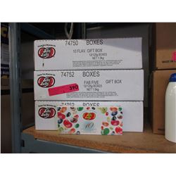 3 Cases of Jelly Belly candies