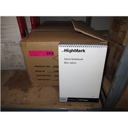 Case of  New 6" x 9" steno notebooks