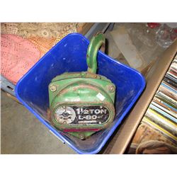 Used Jet 1 & 1/2 Ton chain hoist