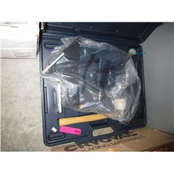 New hard wood air nail gun in case