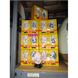 3 Dozen New Porcelain Egg Sets