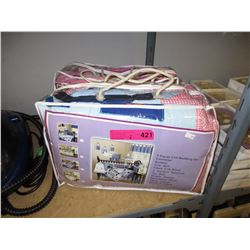 2 New pink crib bedding sets