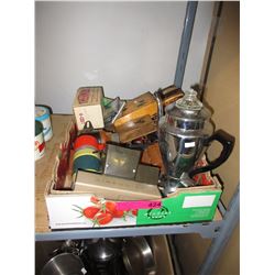 Vintage kitchen & household items