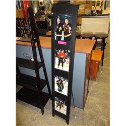 Easle style picture frame with 4 hockey photos