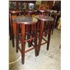 Image 1 : 2 New counter height stools - solid wood