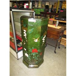 Vintage - Octagonal bar cabinet - oriental theme