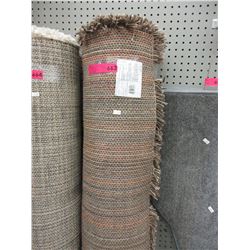 Used brown shag area carpet