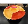 Image 1 : Vintage California Pottery chip & dip set