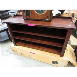 NEW - Hall storage bench with walnut finish