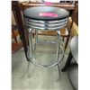 Image 1 : NEW - Bar stool with black top & chrome legs